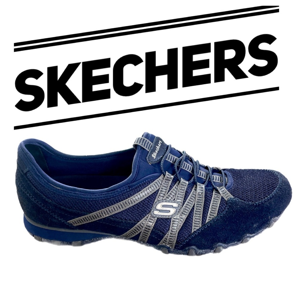 Sketchers Relaxed Fit Breathe Easy Infi-Knity Navy Sneaker Trainers Size 10
